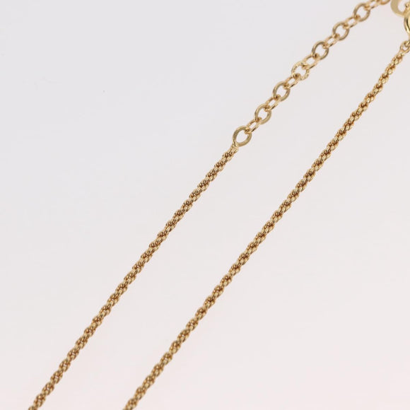 Christian Dior Necklace metal Gold Auth mr2291
