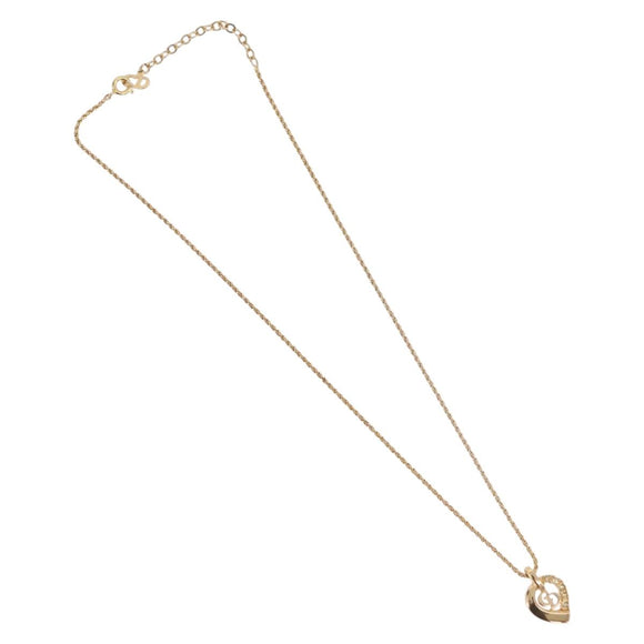 Christian Dior Necklace metal Gold Auth mr2291