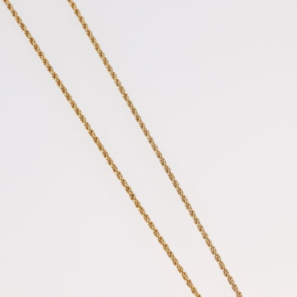 Christian Dior Necklace metal Gold Auth mr2291