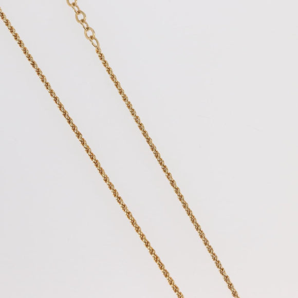Christian Dior Necklace metal Gold Auth mr2291