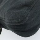 FENDI Mamma Baguette Hand Bag cotton Gray Silver Auth mr2293-14