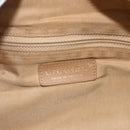 CHANEL Matelasse Boston Bag Caviar Skin Beige Gold CC Auth mr2295-17