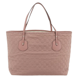 GUCCI GG Canvas Tote Bag Pink Gold 211975 Auth mr2298V - 0