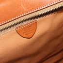 CELINE Macadam Canvas Tote Bag PVC Leather Brown Gold Auth mr2299A-12