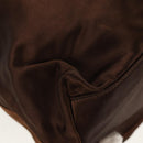 PRADA Tote Bag Satin Brown Auth mr230-13