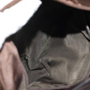 PRADA Tote Bag Satin Brown Auth mr230-21