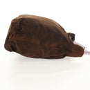 PRADA Tote Bag Satin Brown Auth mr230-5