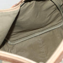 Burberrys Nova Check Boston Bag Canvas Beige Gold Auth mr2302-19