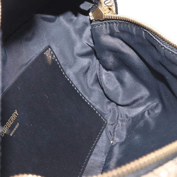 BURBERRY Body Bag Nylon Beige Gold Auth mr2305A