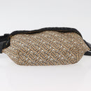 BURBERRY Body Bag Nylon Beige Gold Auth mr2305A-5