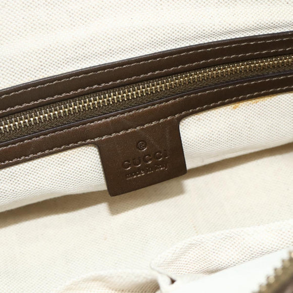 GUCCI GG Canvas Guccissima Handtasche Leder 2way Braun Gold 269955 Auth mr2307