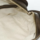 GUCCI GG Canvas Guccissima Hand Bag Leather 2way Brown Gold 269955 Auth mr2307-21