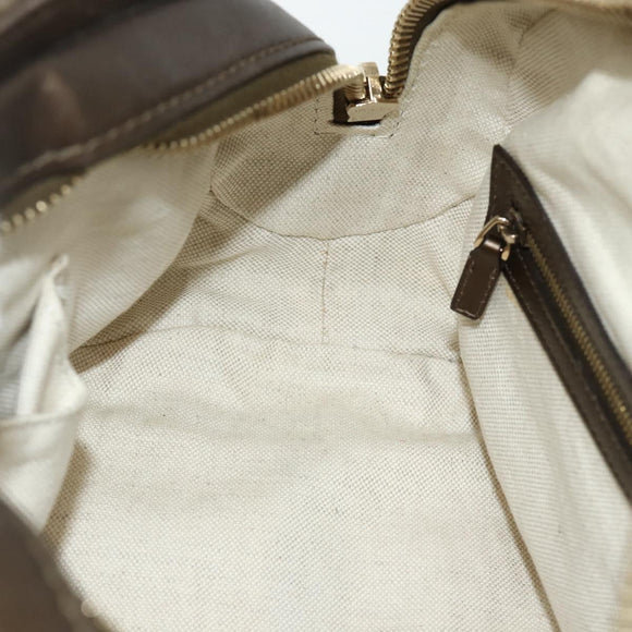 GUCCI GG Canvas Guccissima Handtasche Leder 2way Braun Gold 269955 Auth mr2307