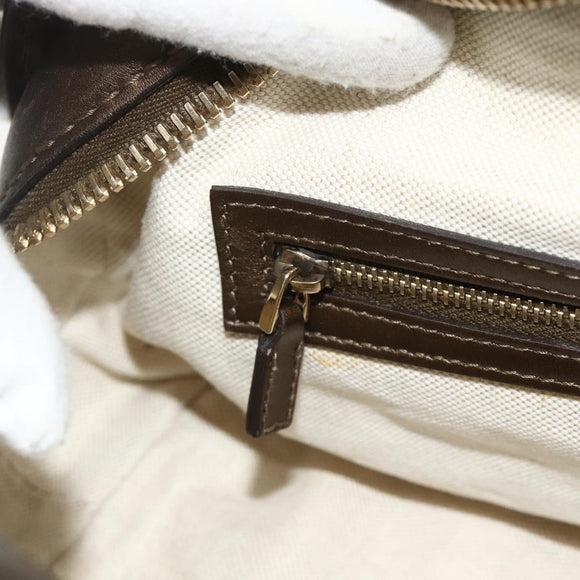 GUCCI GG Canvas Guccissima Handtasche Leder 2way Braun Gold 269955 Auth mr2307