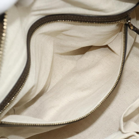 GUCCI GG Canvas Guccissima Handtasche Leder 2way Braun Gold 269955 Auth mr2307