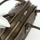 GUCCI GG Canvas Guccissima Hand Bag Leather 2way Brown Gold 269955 Auth mr2307-6