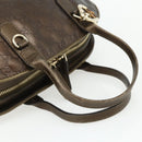 GUCCI GG Canvas Guccissima Handtasche Leder 2way Braun Gold 269955 Auth mr2307-7