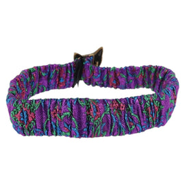 GUCCI Fox Crystal Belt Sequin 29.1"" Purple Gold 214351 Auth mr2309V - 0