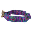 GUCCI Fox Crystal Belt Sequin 29.1"" Purple Gold 214351 Auth mr2309V-3