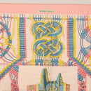HERMES Carre 90 Scarf Silk Pink Auth mr2311-3