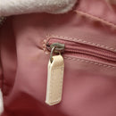 Christian Dior Trotter Canvas Shoulder Bag PVC Pink Silver Auth mr2312-20