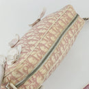 Christian Dior Trotter Canvas Shoulder Bag PVC Pink Silver Auth mr2312-6