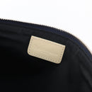 Christian Dior Trotter Canvas Satteltasche Handtasche PVC Blau Silber Auth mr2313A-17