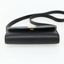 Christian Dior Shoulder Bag Leather Black Gold Auth mr2316-10