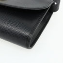 Christian Dior Shoulder Bag Leather Black Gold Auth mr2316-11