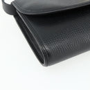 Christian Dior Shoulder Bag Leather Black Gold Auth mr2316-12