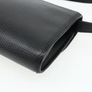 Christian Dior Shoulder Bag Leather Black Gold Auth mr2316-13