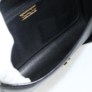 Christian Dior Shoulder Bag Leather Black Gold Auth mr2316-18