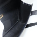 Christian Dior Shoulder Bag Leather Black Gold Auth mr2316-19