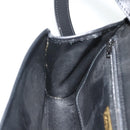Christian Dior Shoulder Bag Leather Black Gold Auth mr2316-20