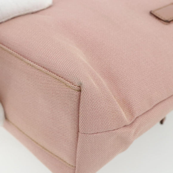 GUCCI Hand Bag Canvas Pink Silver 76480 Auth mr2317