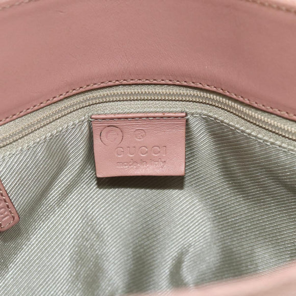 GUCCI Hand Bag Canvas Pink Silver 76480 Auth mr2317
