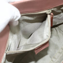GUCCI Hand Bag Canvas Pink Silver 76480 Auth mr2317-23