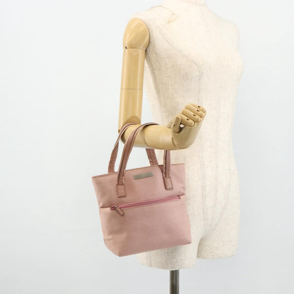 GUCCI Hand Bag Canvas Pink Silver 76480 Auth mr2317