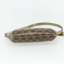 GUCCI GG Crystal Accessory Pouch Brown Gold 190393 Auth mr2319-9