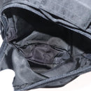 PRADA Waist bag Nylon Black Silver Auth mr2323A-21