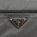 PRADA Shoulder Bag Nylon Green Silver Auth mr2330-17
