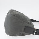 PRADA Shoulder Bag Nylon Green Silver Auth mr2330-3