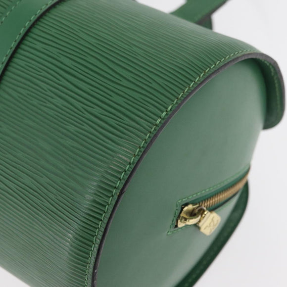 LOUIS VUITTON Epi Soufflot Hand Bag Green M52224 LV Auth mr2339A