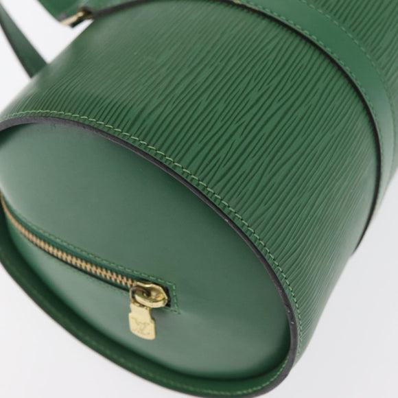 LOUIS VUITTON Epi Soufflot Hand Bag Green M52224 LV Auth mr2339A