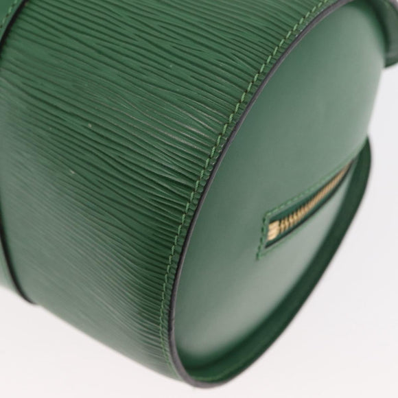 LOUIS VUITTON Epi Soufflot Hand Bag Green M52224 LV Auth mr2339A