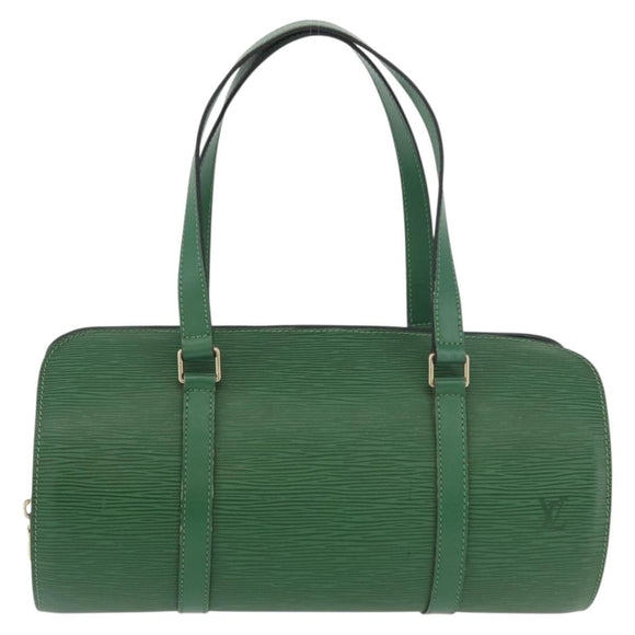 LOUIS VUITTON Epi Soufflot Hand Bag Green M52224 LV Auth mr2339A