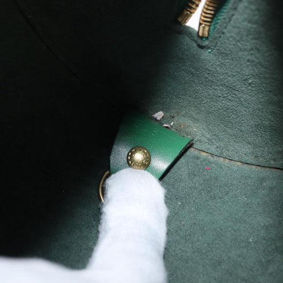 LOUIS VUITTON Epi Soufflot Hand Bag Green M52224 LV Auth mr2339A