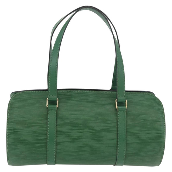 LOUIS VUITTON Epi Soufflot Hand Bag Green M52224 LV Auth mr2339A