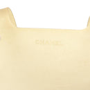 CHANEL Tote Bag Rubber Beige CC Auth mr2340-15