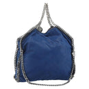 Stella MacCartney Chain Falabella Shoulder Bag polyester 2way Silver Auth mr2341-1